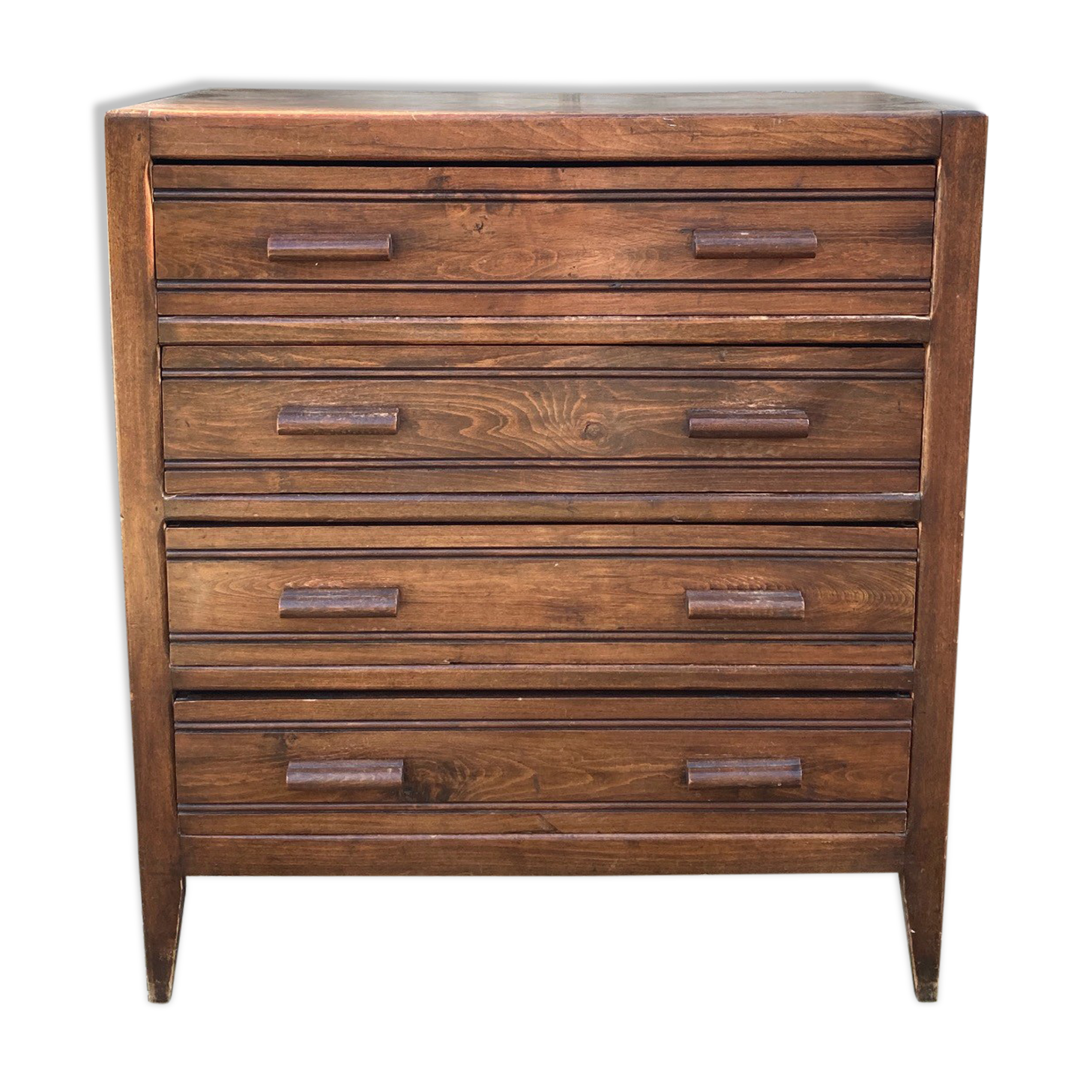 Parisian antique wooden chest of drawers
