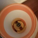 Opaline orange bedside desk lamp