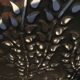 Wrought and cut metal fire screen