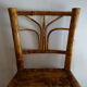 Chaise enfant bambou vintage 1960 H45 cm