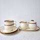 Set of 2 vintage coffee cups, pot and sugar bowl '1970s - Torgau