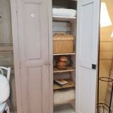 Old wooden cloakroom