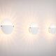Set of three "Giovi" wall lamps by Achille Castiglioni for Flos, 1982