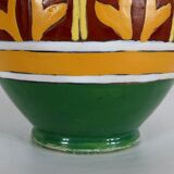 Polychrome vase in glazed earthenware, Nabeul – 1920