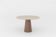 Handcrafted w/ Plaster - Contemporary Textured Dining Table “Cone”- Round 120