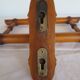 coat rack / towel rack in wood