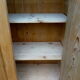 English pine cabinet