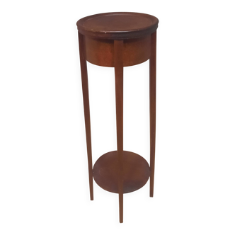 Selette ronde en bois naturel