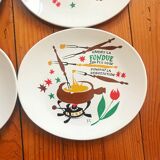 Sallins fondue plates
