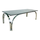 Table basse verre fumé