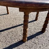 Small coffee table in turned wood