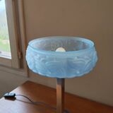 Art Deco lamp with floral decor