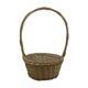 Wicker basket a handle