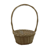 Panier en osier une anse