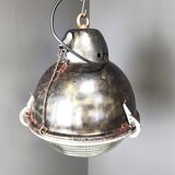 Industrial 'Ball' Lamps with Glass, 1930s