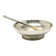 Art Deco salt shaker, nickel-plated brass, Krupp-Berndorf, Germany, 1930s