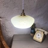 Yellow Clichy glass suspension