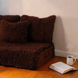 handmade Moroccan wool floor sofa