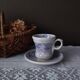 Ancienne tasse brûlot et sa sous-tasse Sarreguemines « Bryona »
