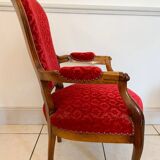 Louis XV Style Cabriolet armchair, circa 1850