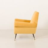Gigi Radice mid century lounge chair for Minotti, Italy 1950s