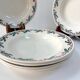Set of 6 deep plates - Holly Model - HB&M Earthenware - 1900