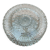 Round wall light ceiling fixture transparent glass vintage antique lamp