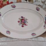 Sarreguemines oval dish, Guy model