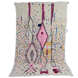 Colorful diamond berber carpet 254 x 147 cm