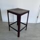 4 rare Matteo Grassi Warm Brown/Bordeaux Red Bark stools