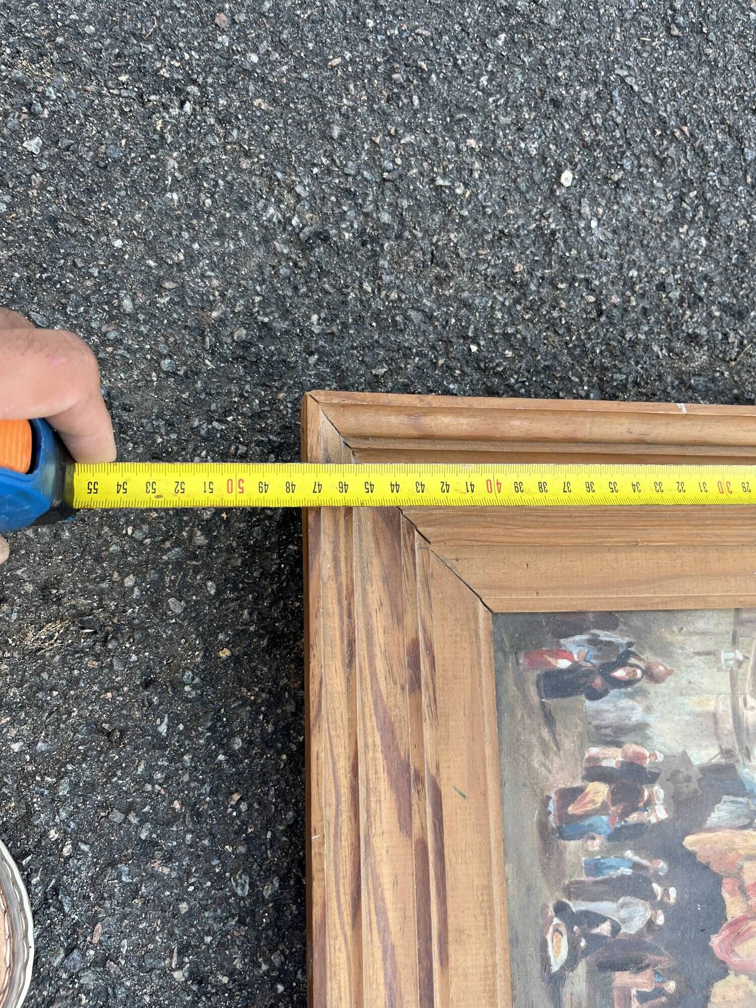 Tableau Orientaliste - Scène de Souk Animée