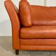 Vintage danish cognac leather sofa