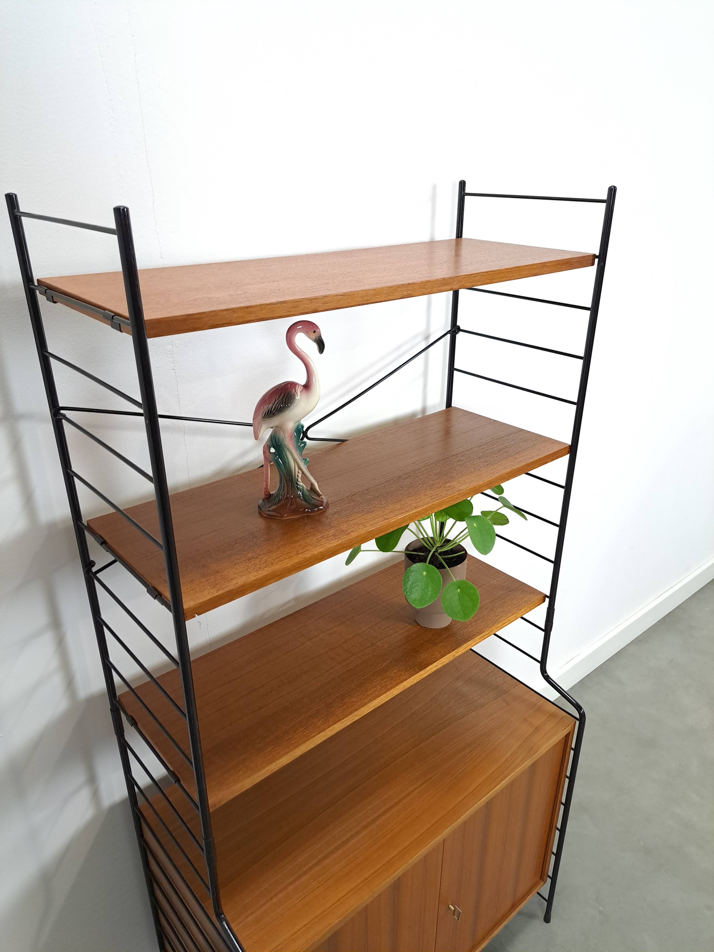 WHB teak design modulaire kast met drie planken