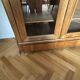 American walnut glass cabinet/bookcase
