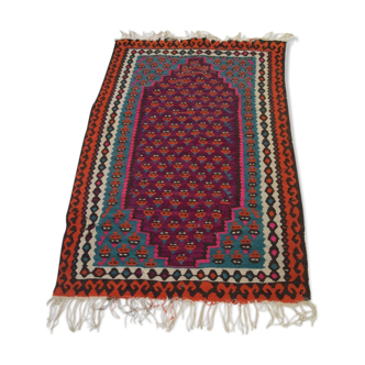 Multicolored carpet - 70s 135x85cm