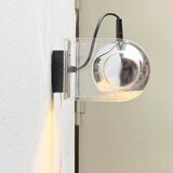 German wall lamps model 540 from the mid-century space age in the style of Gino Sarfatti, 1960s, set of 2.