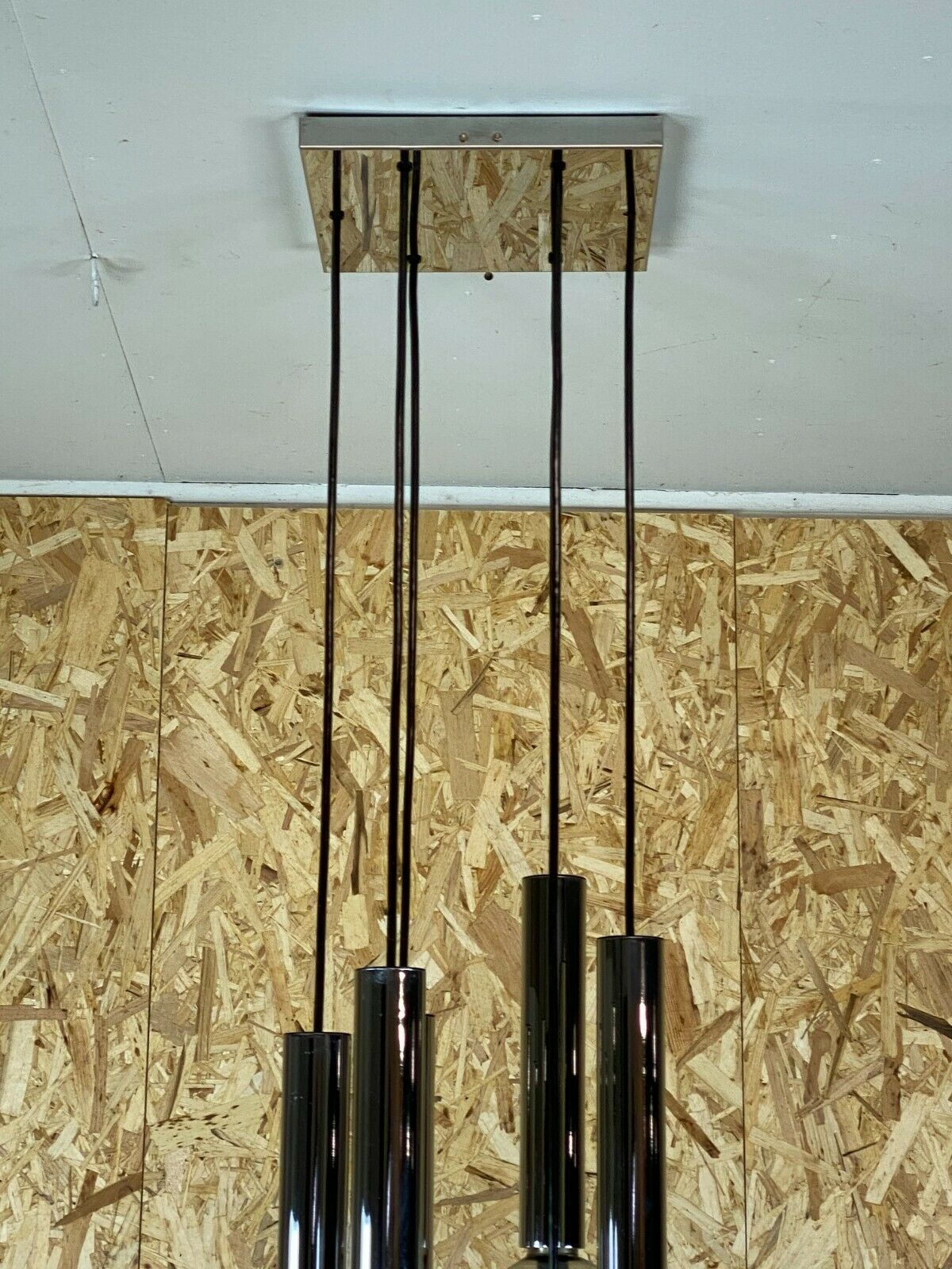 60s 70s lamp cascade lamp by Motoko Ishii for Staff Chrom 6-flame