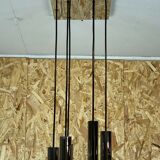 Lampe cascade 60s années 70 par Motoko Ishii pour Staff Chrom 6-flame