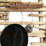 Pair of industrial hat racks