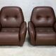 Pair of "space age" armchairs. Circa 1970