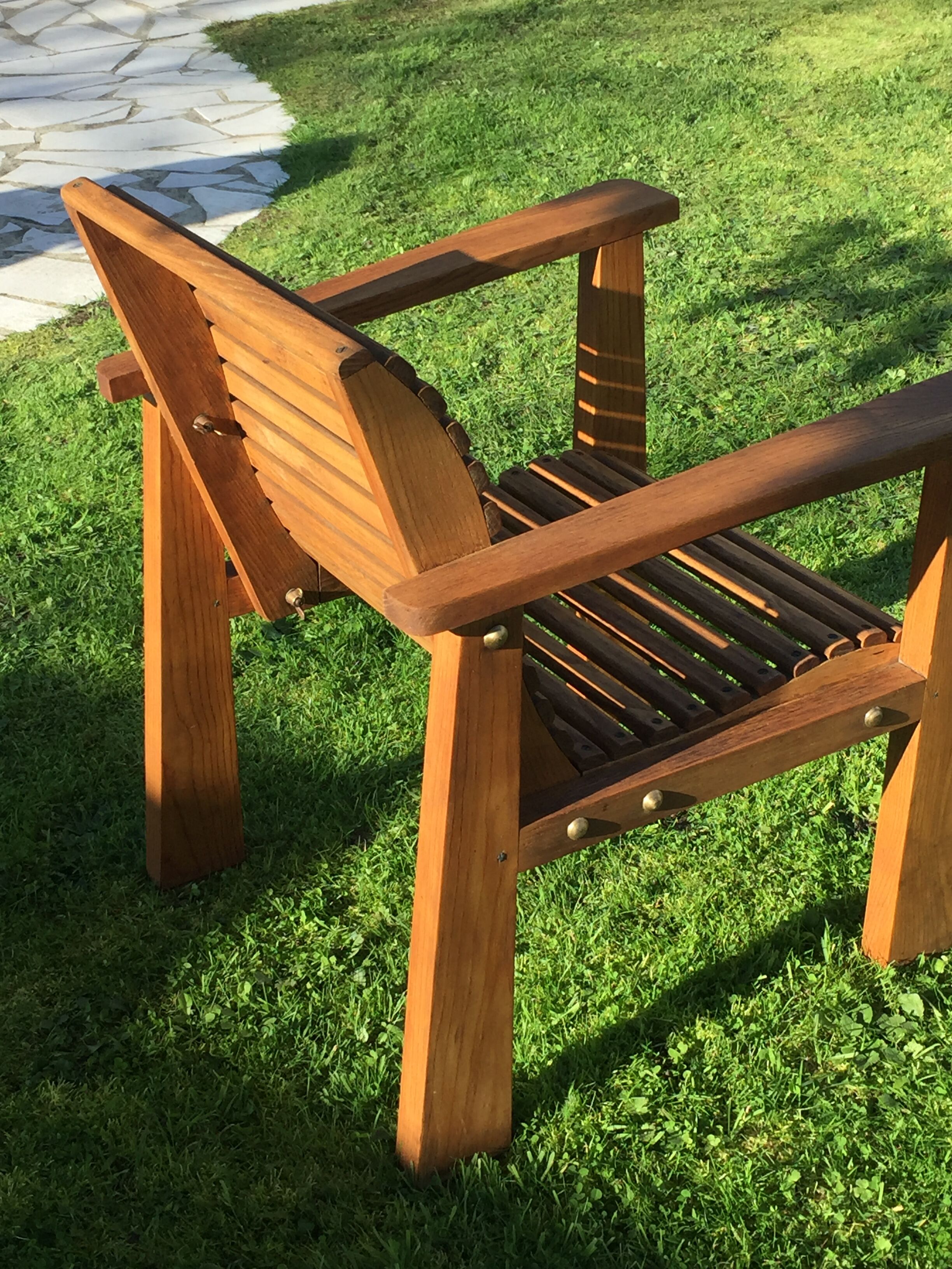 Post-war wooden removable chair