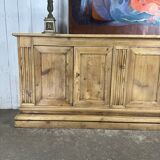 Raw pitch pine sideboard