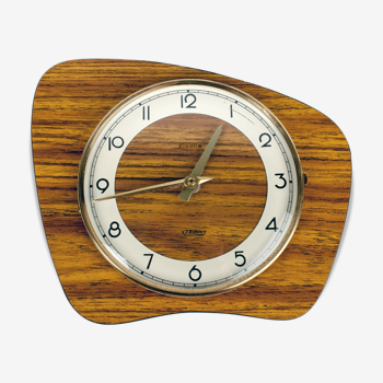 Horloge pendule Rivolia 7 Rubis vintage en formica