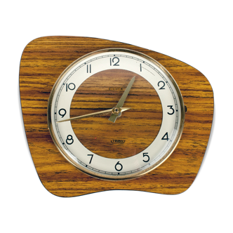 Horloge pendule Rivolia 7 Rubis vintage en formica