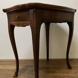 Cabaret table in walnut and oak from the end of the 19th century