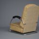 Fauteuil moderniste à assise basse. années 1930