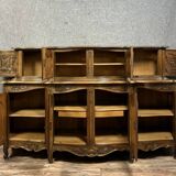 Monumental Provençal Louis XV style sliding sideboard