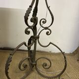 Art Deco wrought iron floor lamp base from the 1940s