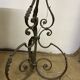 Art Deco wrought iron floor lamp base from the 1940s