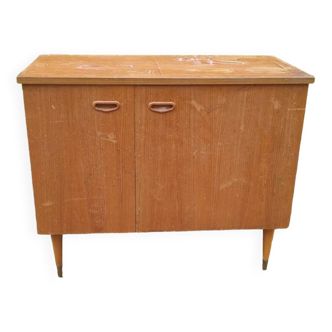 meuble vintage pour machine a coudre singer